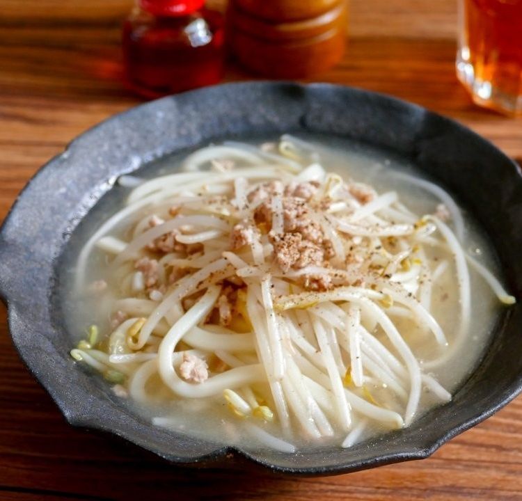 1人前 約90円 食べごたえばっちり もやしうどん の作り方 Macaroni