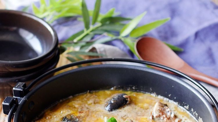 缶詰めで手軽に いわしの柳川風卵とじ Macaroni