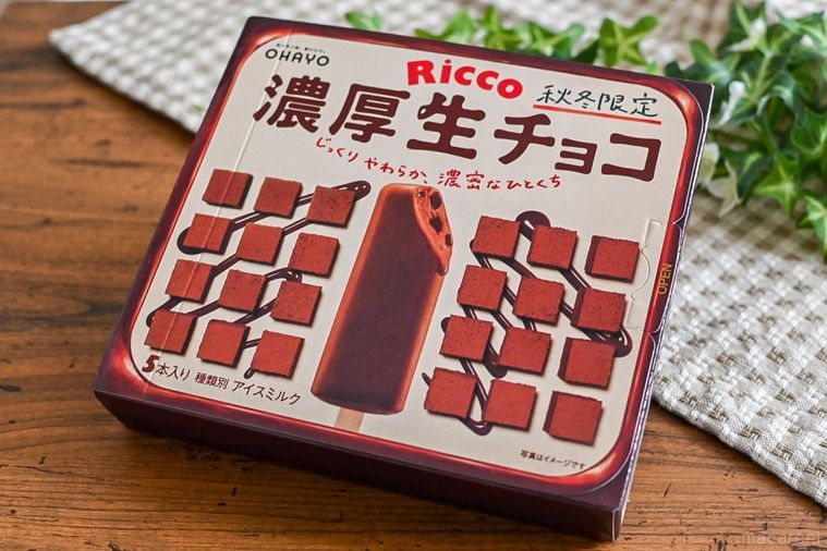 オハヨーのマルチRicco 濃厚生チョコのパッケージ