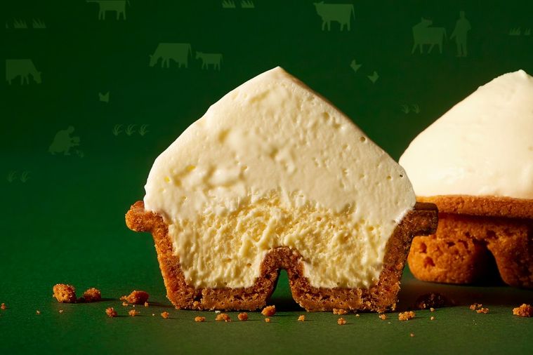 ふわふわザクザクで地球にもおいしい新発明!チーズケーキ「CHEESE WONDER」が新発売の画像