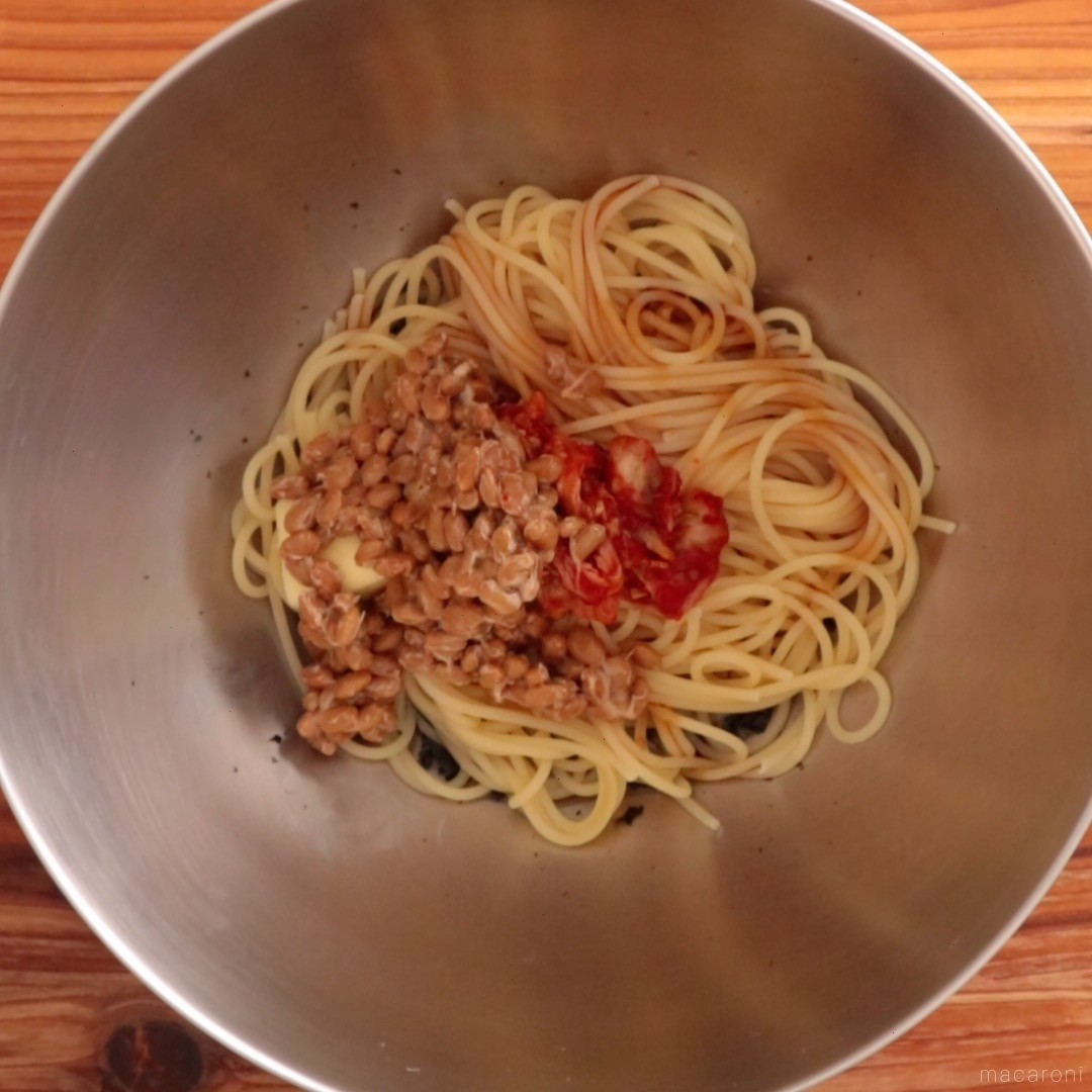 きっとハマる 誰が作ってもおいしくなる納豆パスタのレシピを公開 Macaroni