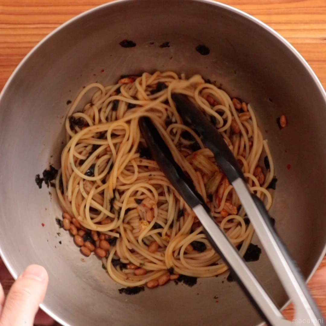 きっとハマる 誰が作ってもおいしくなる納豆パスタのレシピを公開 Macaroni