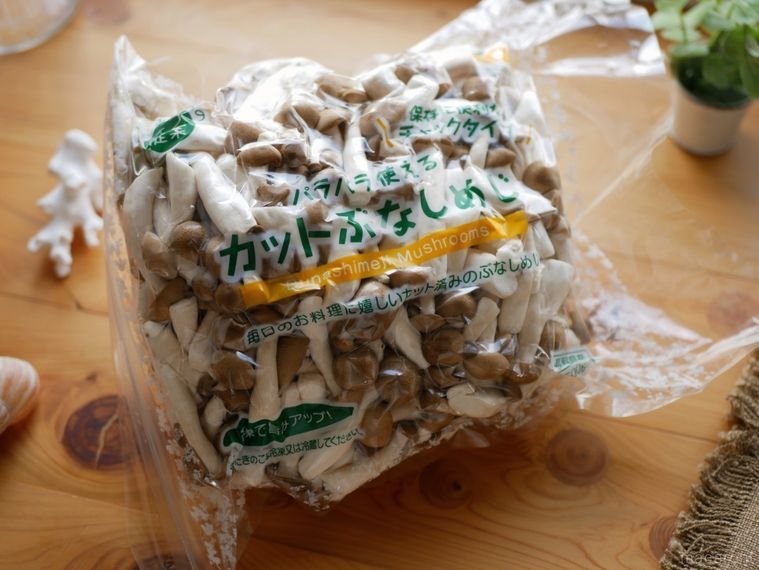 コストコのカットしめじパッケージ