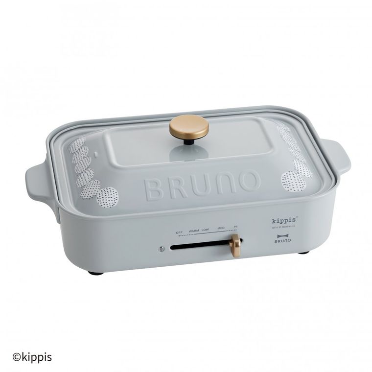 ブルーノ×キッピスのコラボ!北欧デザインのコンパクトホットプレート2種類が新発売の画像