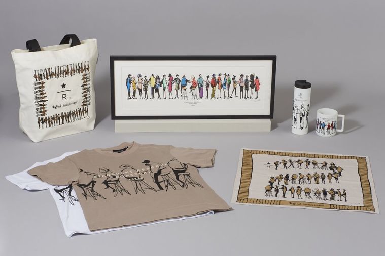 スタバロースタリー東京が2周年。ダンクウェルがデザインしたグッズが期間限定で発売中の画像