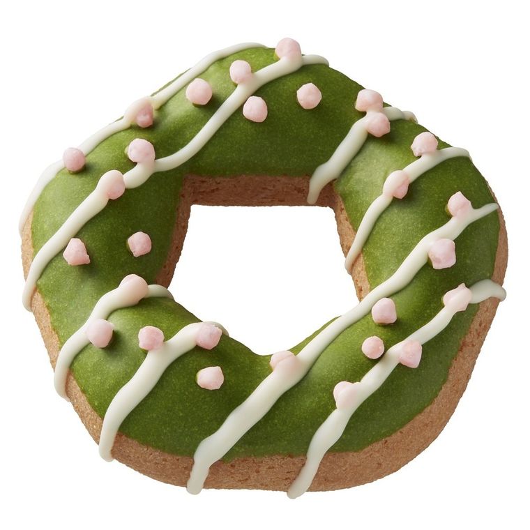 ミスドが祇園辻利とコラボ!春限定ドーナツ「咲く抹茶」の第一弾を発売の画像