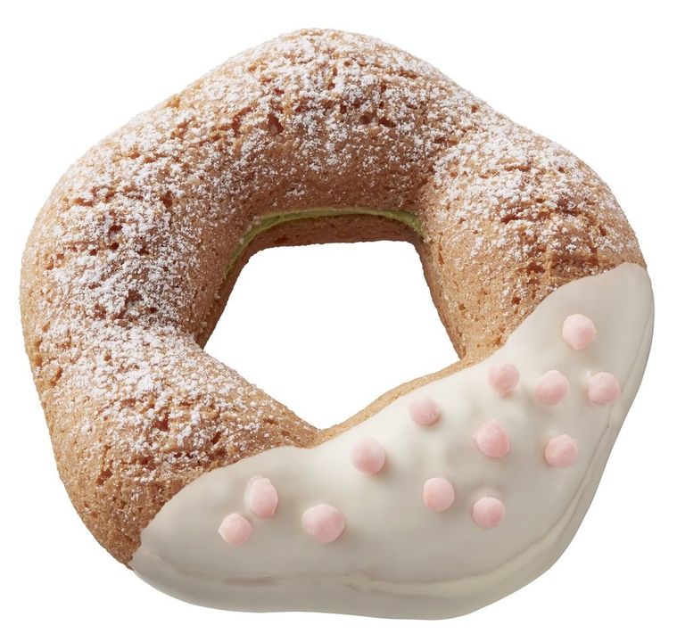 ミスドが祇園辻利とコラボ!春限定ドーナツ「咲く抹茶」の第一弾を発売の画像