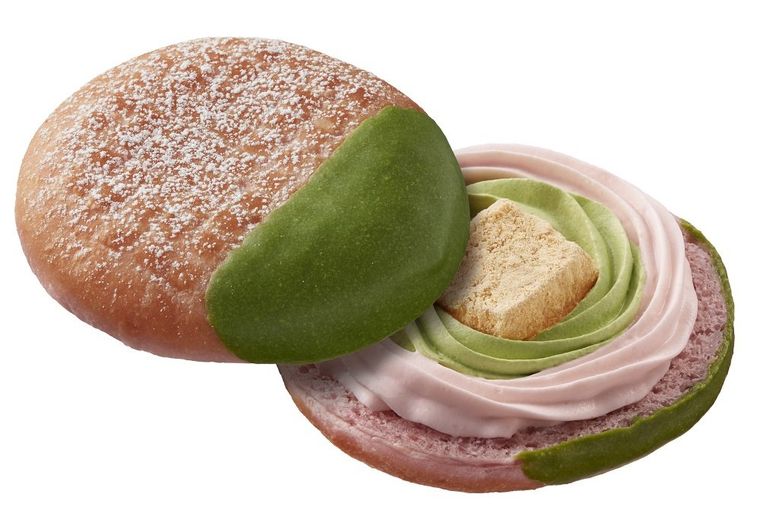 ミスドが祇園辻利とコラボ!春限定ドーナツ「咲く抹茶」の第一弾を発売の画像