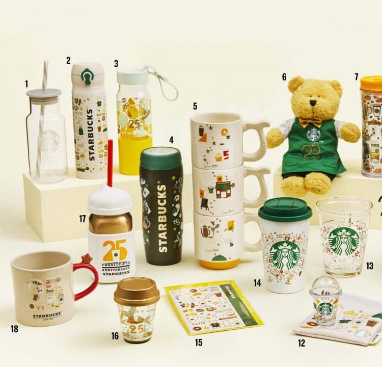 スタバが日本上陸25周年を記念したグッズを発売 第1弾は4月14日よりスタート Macaroni