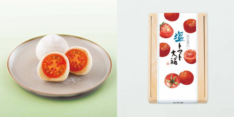 「塩トマト大福」が春夏限定で如水庵に登場。しょっぱいくて甘い新感覚のソルティースイーツの画像