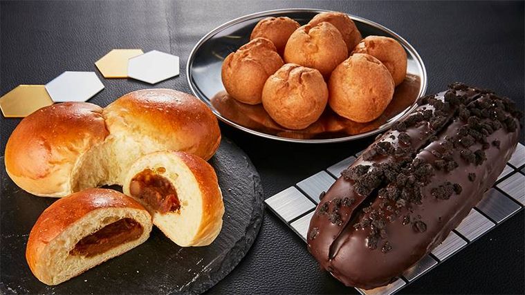 100円ローソンに「ロックンロールなパン」など3種類が新登場。有名なロックミュージシャンをイメージ!の画像