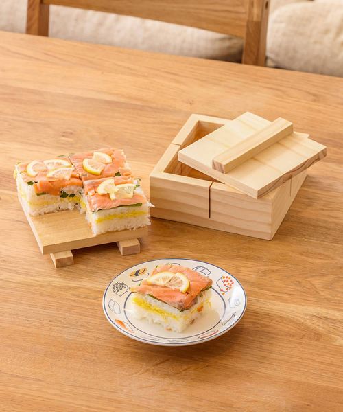 木製正方形押し寿司型