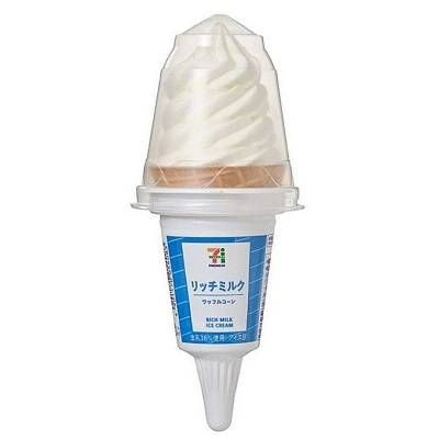 7プレミアム ワッフルコーン リッチミルク