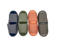 杢調カジュアルスリッパ抗菌防臭、無地、25cm ー 27cm