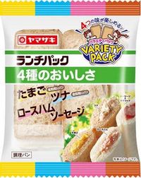 ランチパック 4種のおいしさたまご・ツナロースハム・ソーセージ