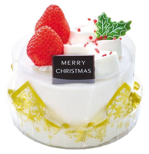 クリスマス苺のミニショートケーキ