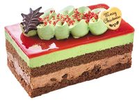 クリスマスベリーとピスタチオショコラのバトン