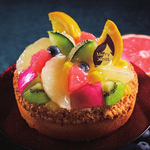 Xmas フルーツタルトデコレーション