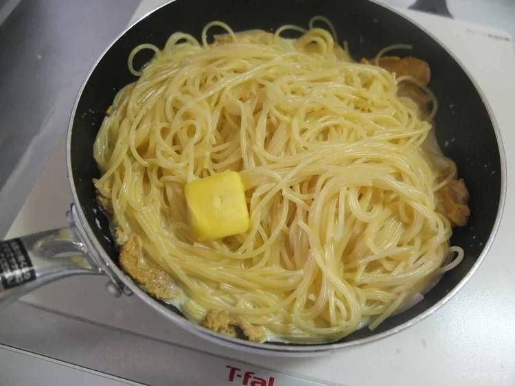 パスタを絡める