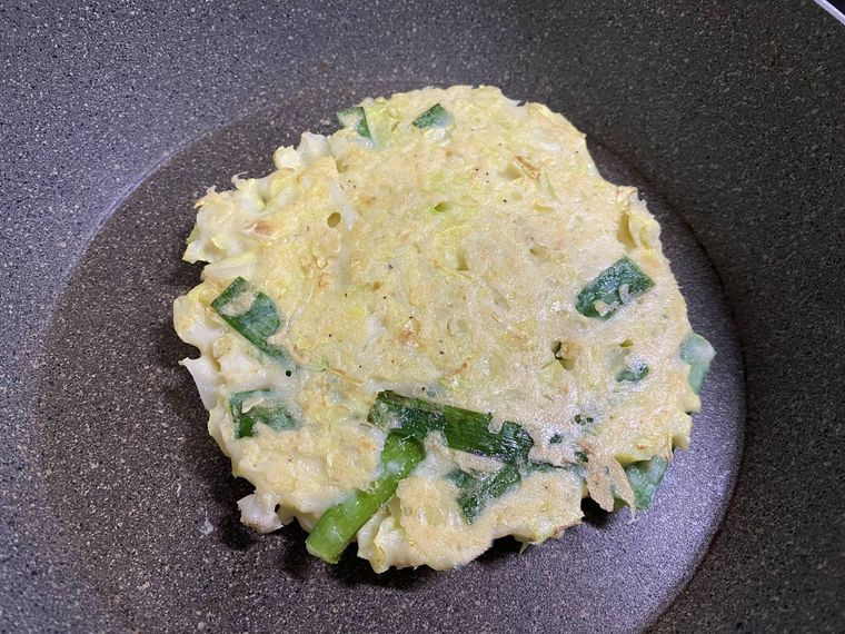 生地を返した写真