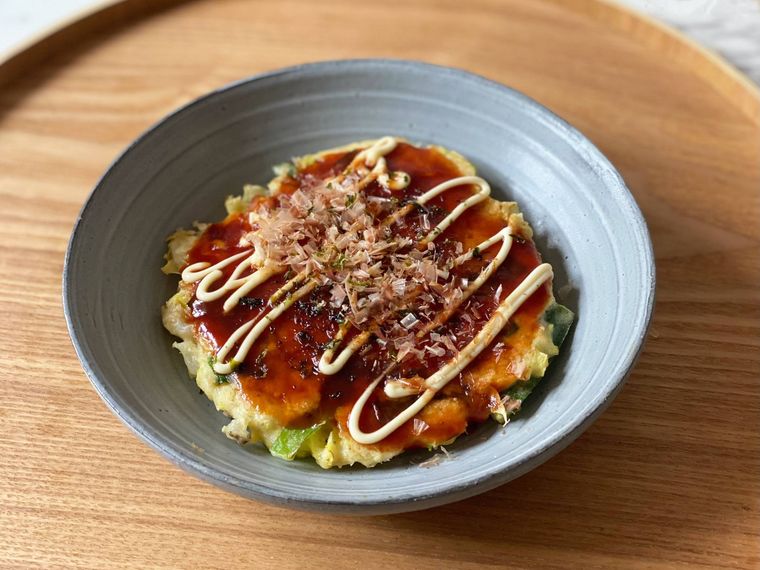 お好み焼き完成写真