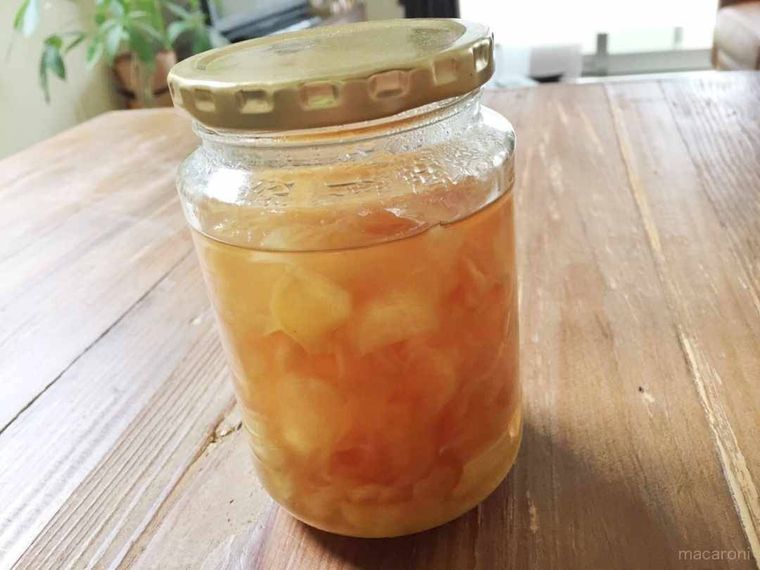 完成したジンジャーシロップ