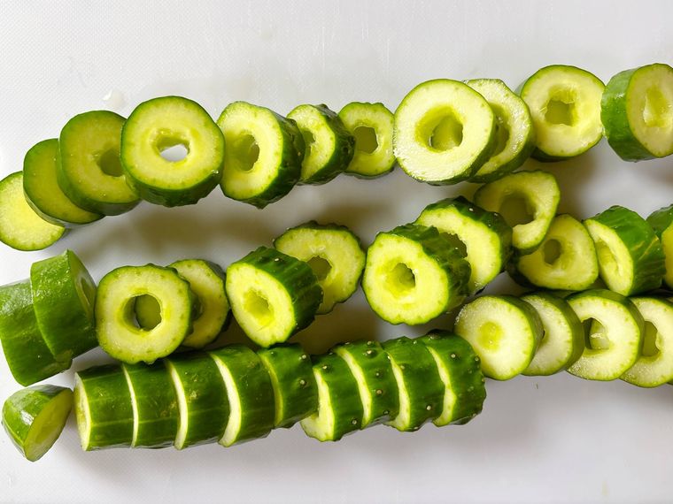 輪切りにしたきゅうり