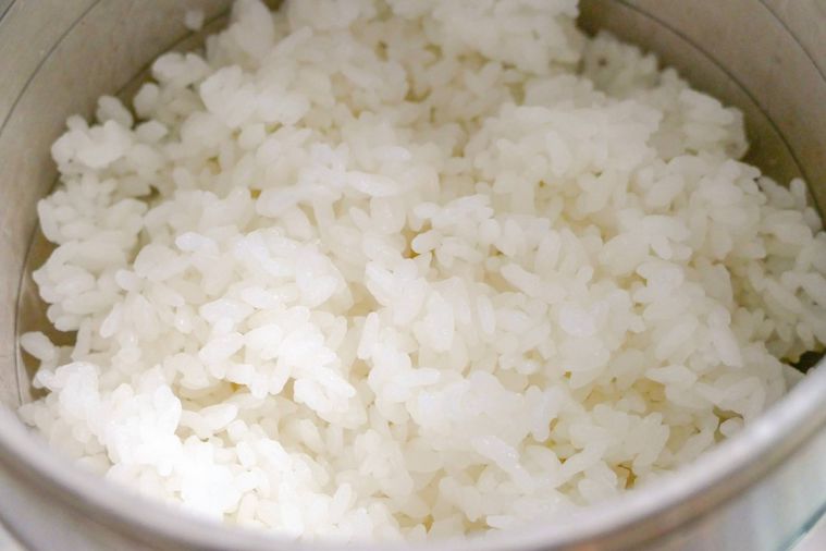 ごはんが入っている釜