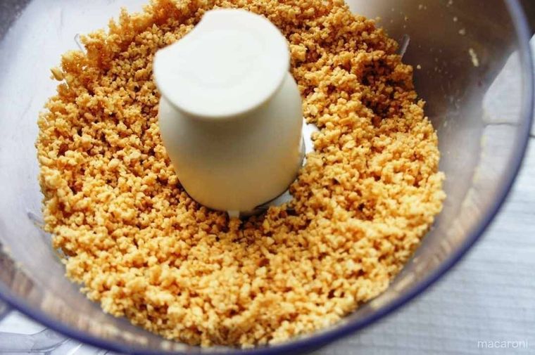 撹拌されたピーナッツ