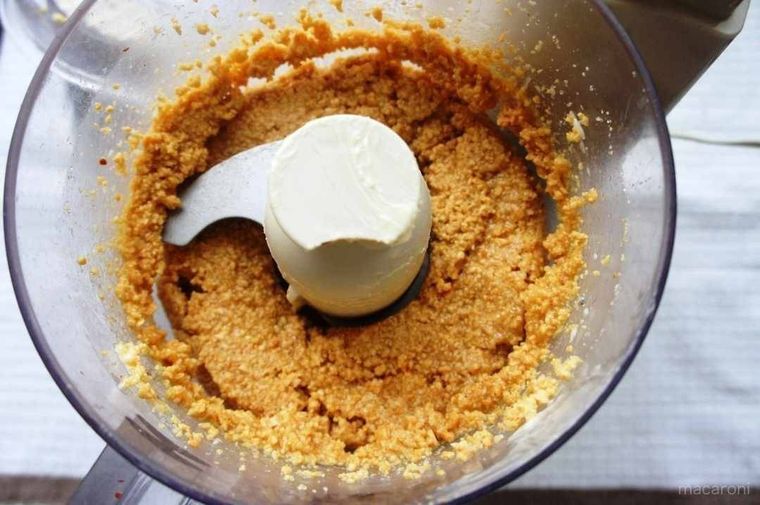 材料をすべて撹拌された様子