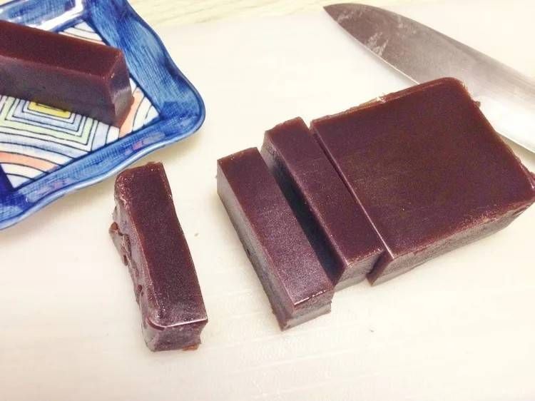 カットされたようかん