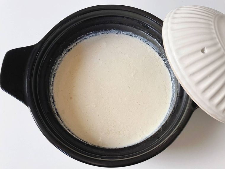 土鍋に入った豆腐