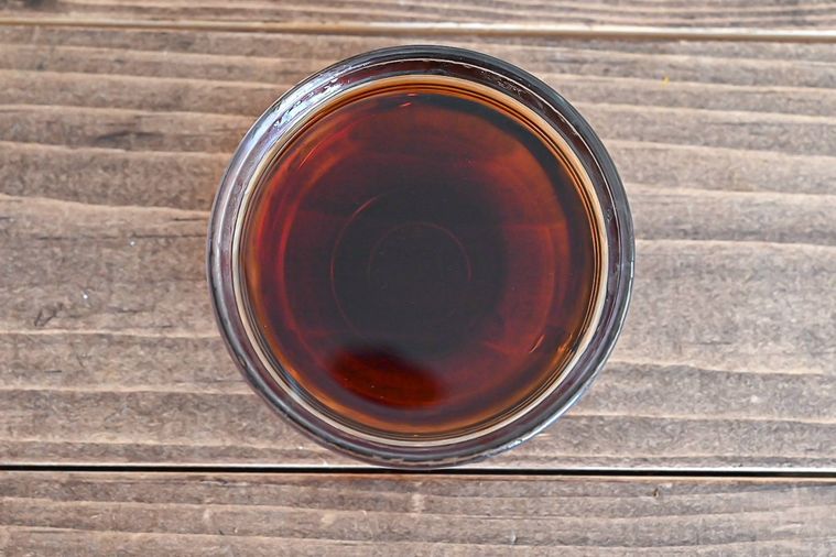 ガラス容器に入った合わせ調味料