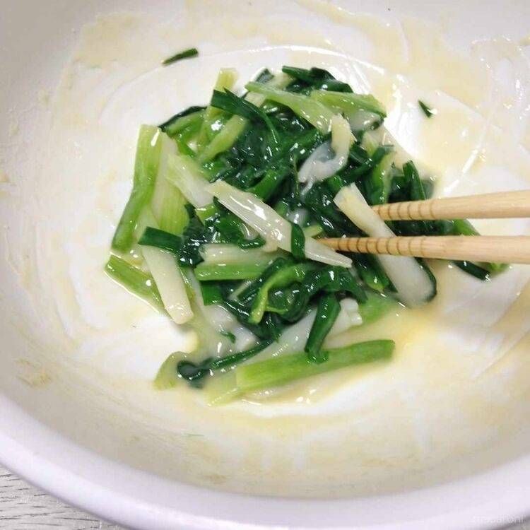 混ぜ合わせている様子