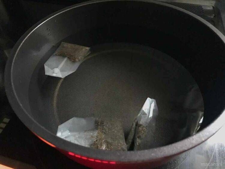 ほうじ茶を似ている様子