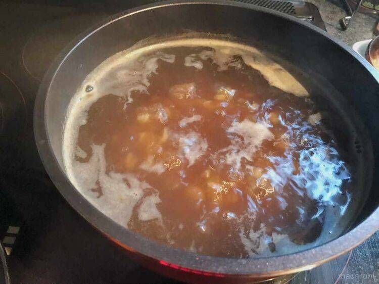 お米を入れた様子