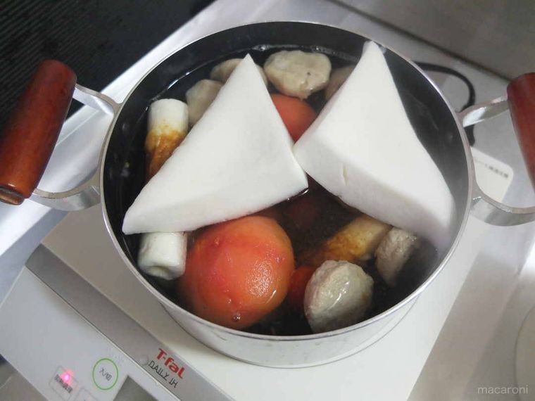 はんぺんを最後に追加