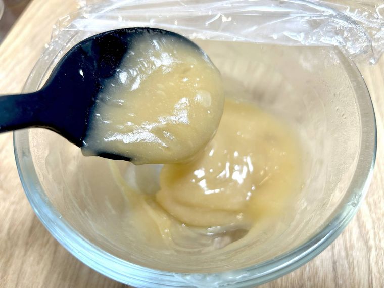 透明になってきたわらび餅