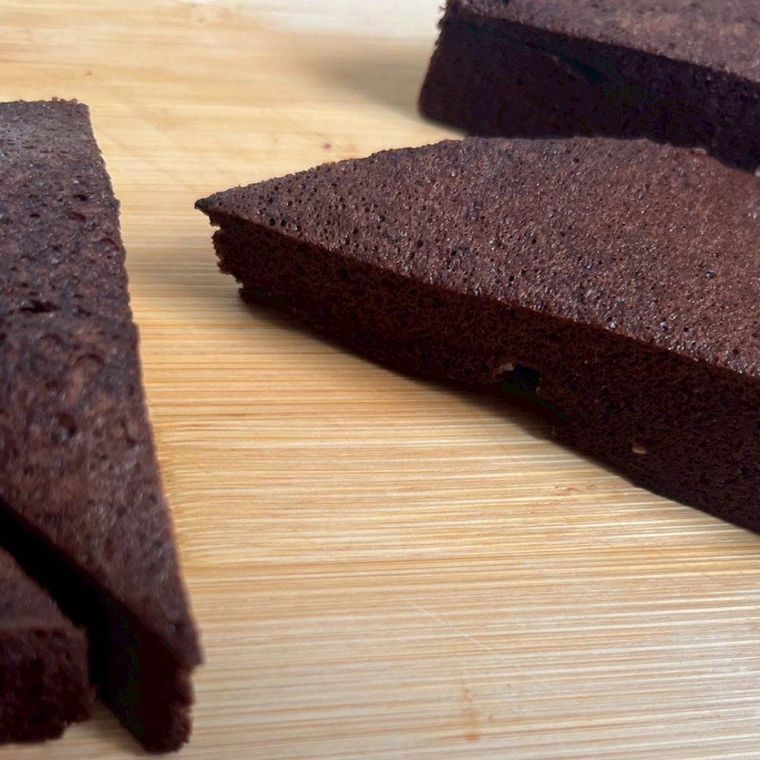 ガトーショコラ盛り付け