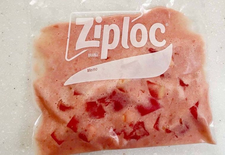 トマトアイスクリーム冷凍