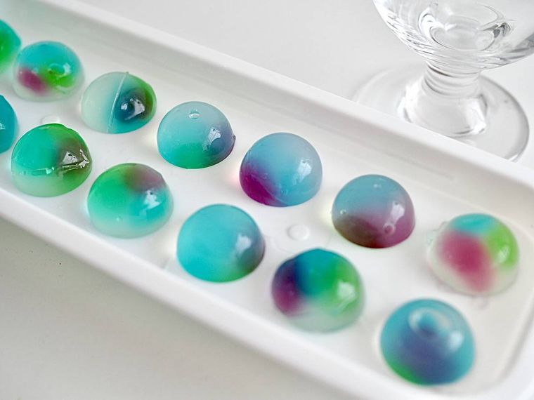 カラフルなゼリー