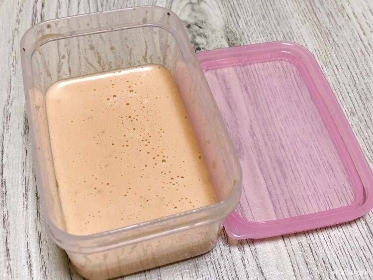 赤いフレンチドレッシングの完成図