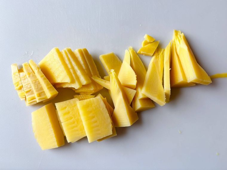 カットしたたけのこ