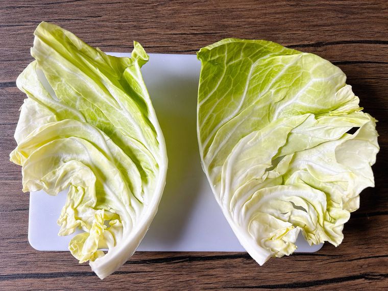 キャベツをカットしたもの