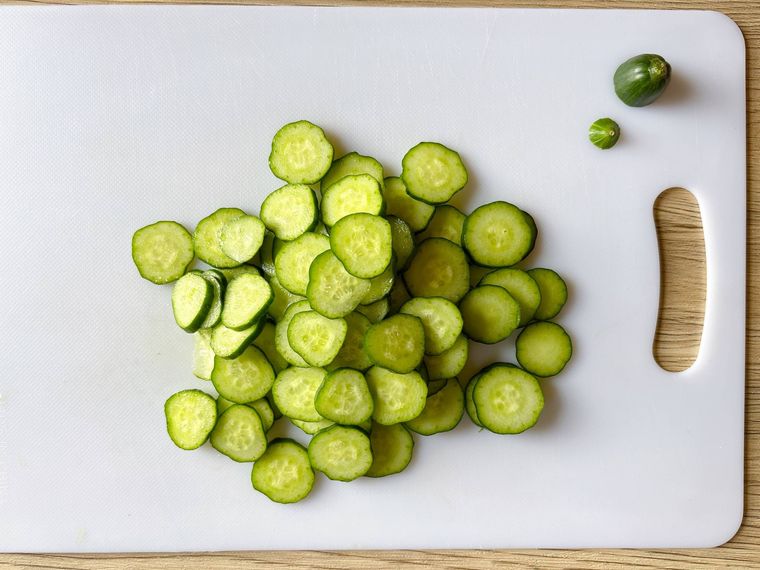 輪切りにしたきゅうり